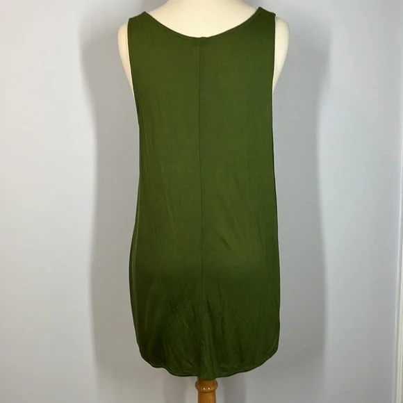 ANTHROPOLOGY LEIFNOTES Braided Rope Neckline Tank Top Cami - Picture 6 of 9